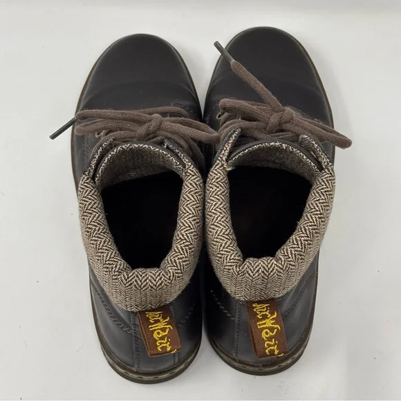 Dr. Martens Women’s Maelly padded collar brown lace up boots size 7 - Picture 5 of 11